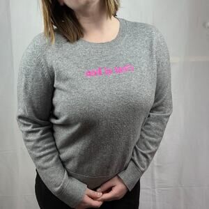 Banana Republic Gray Merino Wool ‘C’est Si Bon’ Pullover Crew Neck Sweater XL